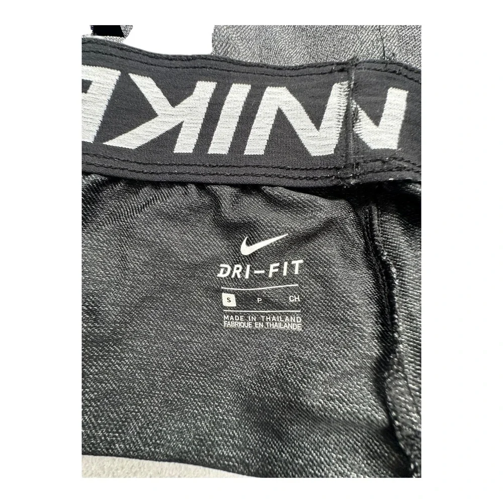 Nike Dri Fit‎ Athletic Shorts Heather Gray Drawstring Workout Gym Women's Small